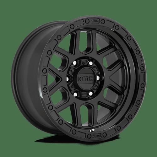 KM544 20X9 6X5.5 S-BLK GB LP 18MM by KMC Wheels