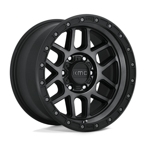 KM544 17X9 6X5.5 S-BLK GTCC -12MM by KMC Wheels