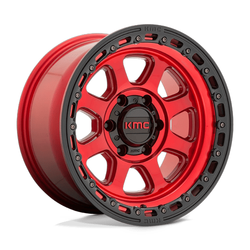 KM548 20X9 6X135 C-RED BLK-LP 18MM by KMC Wheels