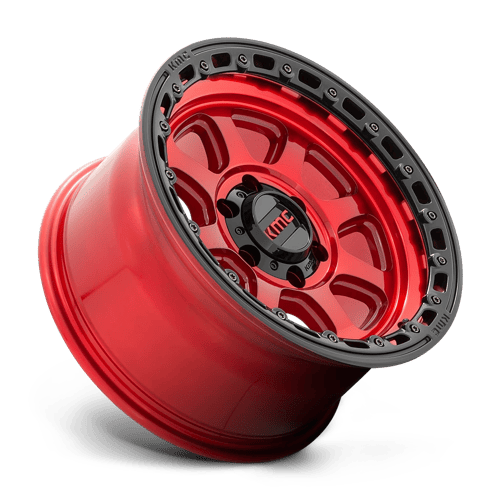 KM548 20X9 6X5.5 C-RED BLK-LP 00MM by KMC Wheels