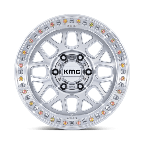 GRS 17X9 5X5 71 -12 G-SLV MACH-FC by KMC Wheels