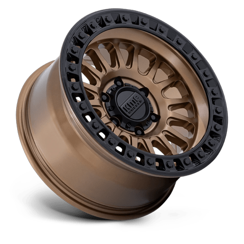 IMS 18X9 8X180 124 +18 M-BRNZ G-BLK by KMC Wheels