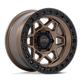 TORX 17X8.5 6X5.5 106 +0 M-BRNZ G-BLK by KMC Wheels
