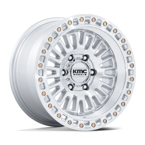 AZTEC 17X8.5 5X5 71 +0 G-SLV-MCH by KMC Wheels