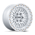 AZTEC 17X8.5 6X120 66.9 +0 G-SLV-MCH by KMC Wheels