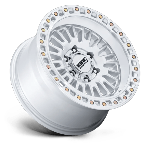 AZTEC 17X8.5 6X5.5 106 +0 G-SLV-MCH by KMC Wheels