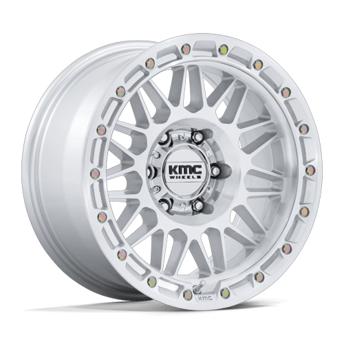 ATTACK 17X8.5 5X5 71 -10 G-SLV-MCH by KMC Wheels