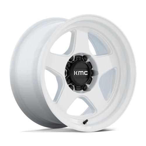 LOBO 17X8.5 6X5.5 106 G-WHT -10 by KMC Wheels