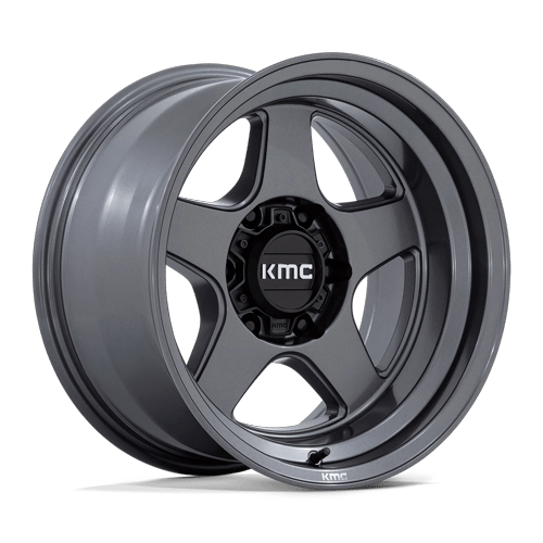 LOBO 17X8.5 5X5.0 71 M-ANTH -10 by KMC Wheels