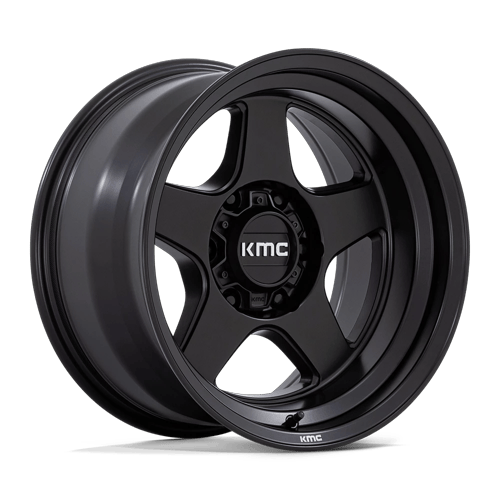 LOBO 17X8.5 5X5.0 71 M-BLK +18 by KMC Wheels