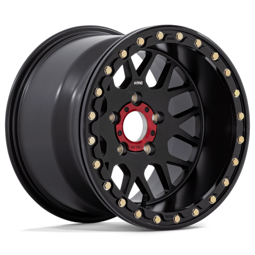 GRENADE UTV BL 15X6 4X137 S-BLK 38MM by KMC Wheels
