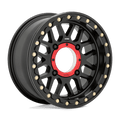 GRENADE UTV BL 15X7 4X110 S-BLK 10MM by KMC Wheels