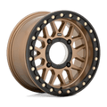 GRENADE UTV BL 15X7 4X137 S-BRONZE 10MM by KMC Wheels
