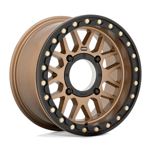 GRENADE UTV BL 15X7 4X137 S-BRONZE 10MM by KMC Wheels