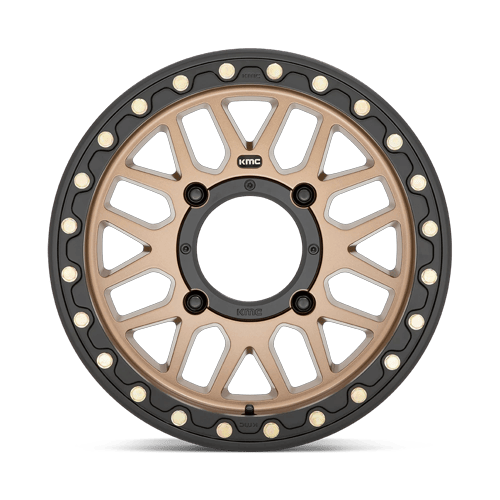 GRENADE UTV BL 15X7 4X137 S-BRONZE 10MM by KMC Wheels