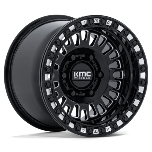 AZTEC UTV BL 15X8 6X5.5 100 +0 GBLK-MILL by KMC Wheels
