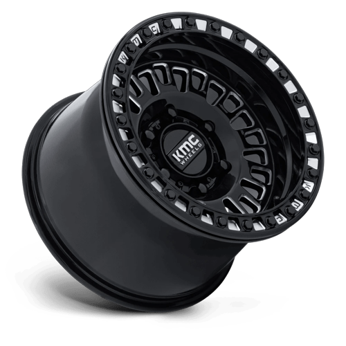 AZTEC UTV BL 15X8 6X5.5 100 +0 GBLK-MILL by KMC Wheels