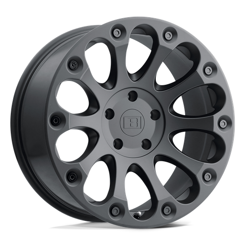 LE IMPACT 16X8.5 6X132 +12 74.5 M-BLK by Level 8 Wheels