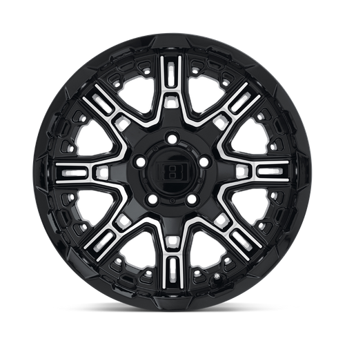 LE SLINGSHOT 16X8.5 6X135 -10 87 G-BK MC by Level 8 Wheels
