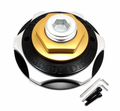 MOTO MO977 (BLK/SLV/BLK/GLD/SLV) CAP by Moto Metal