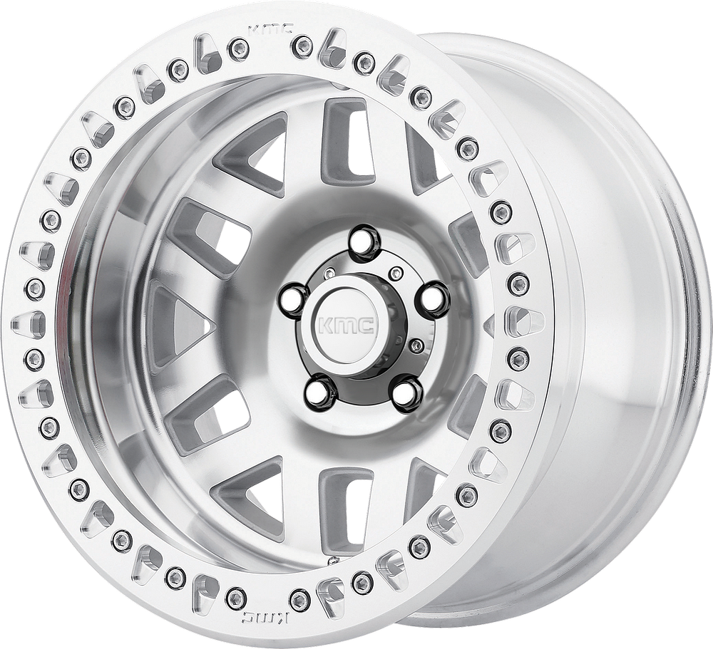 KMC CAP 2PC BOLT-ON (PO/CH/CH) - 5X5 by KMC Wheels
