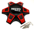 MOTO MO969 CAP 6 LUG - SATIN BLACK by Moto Metal
