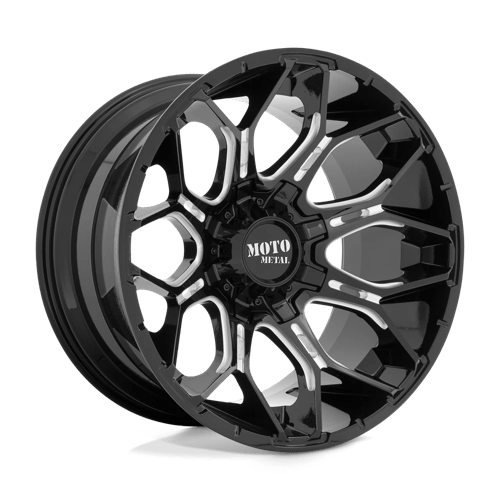 MO808 20X9 5X5.0/5.5 G-BLK MILL 00MM by Moto Metal