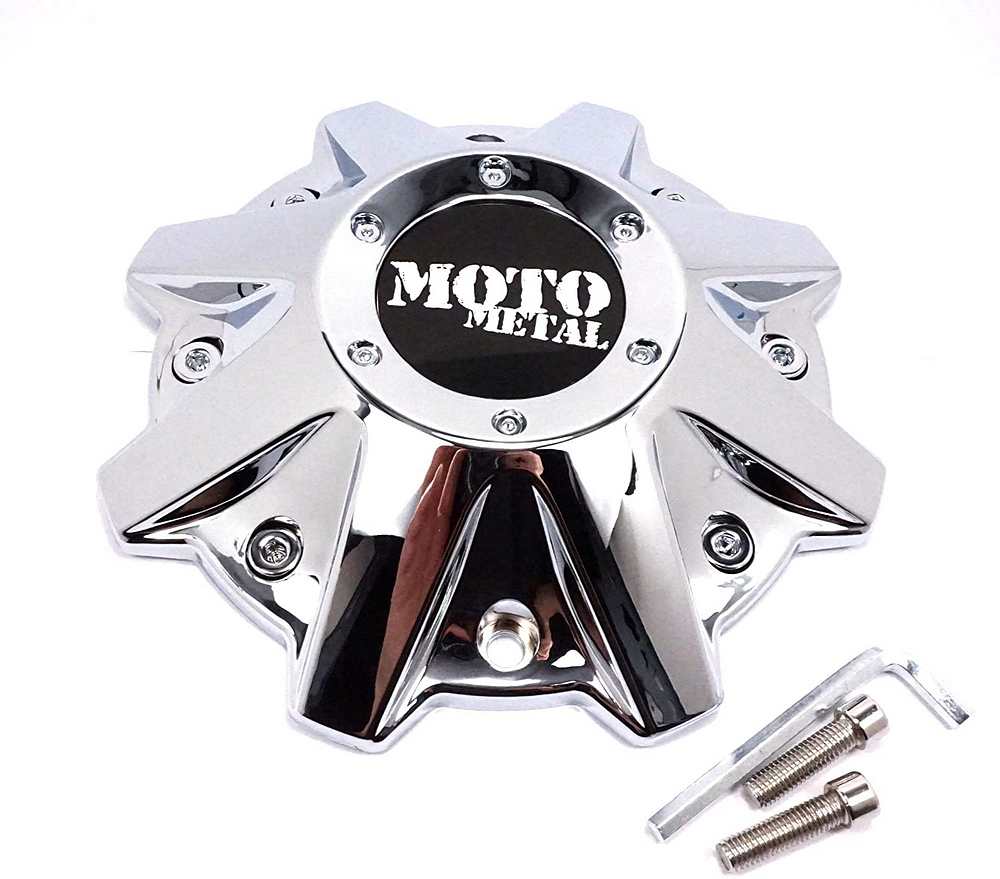 MO970 CAP CHROME W/ OPTIONAL OPEN END by Moto Metal