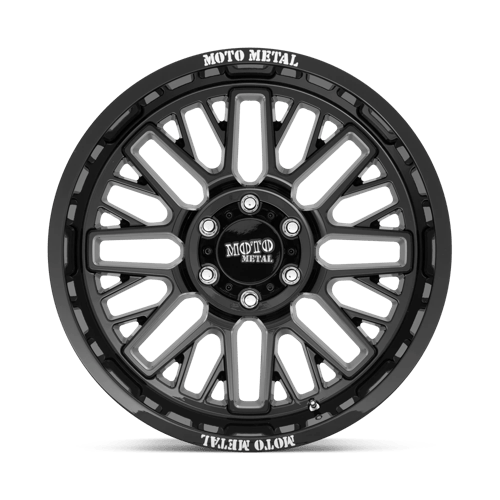 MO802 20X9 5X5.0 G-BLK MILL 18MM by Moto Metal