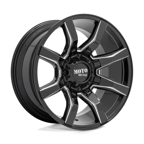 MO804 22X12 5X5.0/5.5 G-BLK MILL -44MM by Moto Metal