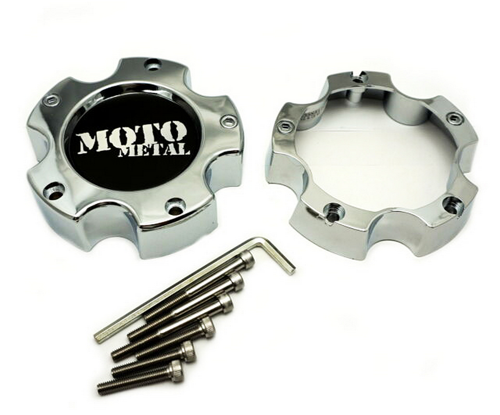 MOTO METAL CAP SMALL 5 LUG CHROME by Moto Metal