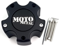 MOTO METAL CAP MATTE BLACK 5 LUG by Moto Metal