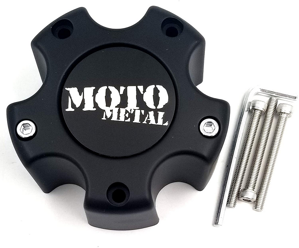 MOTO METAL CAP MATTE BLACK 5 LUG by Moto Metal