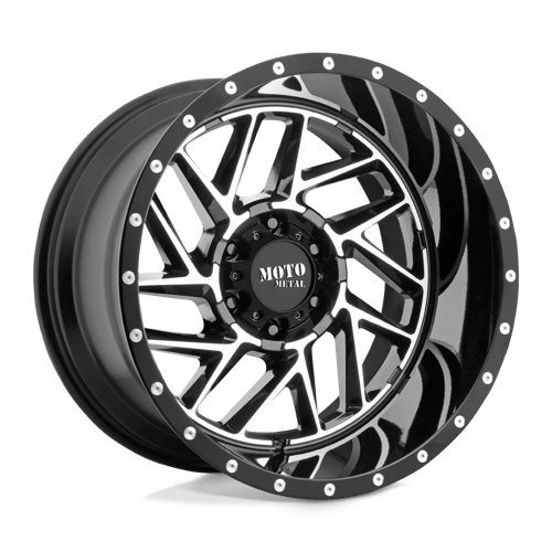 MO985 20X12 8X170 G-BLK MACH -44MM by Moto Metal