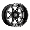 MO993 20X12 8X6.5 G-BLK MILL -44MM by Moto Metal