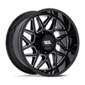 TURBINE 20X9 8X180 124 +20 G-BLK MILL