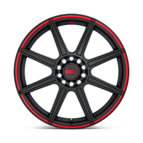 MR142 15X6.5 5X100/4.5 S-BLK RED 40MM by Motegi