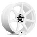 BATTLE 18X9.5 5X4.5 72 +15 WHITE