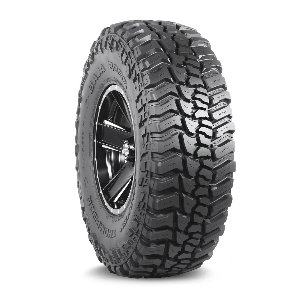 Asymmetrical tread pattern reduces noise, improves handling and ride by Mickey Thompson