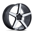 MODENA 22X10.5 5X115 72 +18 G-BLK MCH-FC by NICHE
