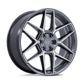 RISE 20X10.5 5X120 72 +38 ANTH MACH-FC by NICHE