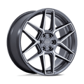 RISE 20X9 5X112 66 +15 ANTH MACH-FC by NICHE