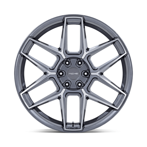 RISE 22X9.5 5X112 66 +20 ANTH MACH-FC by NICHE