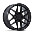RISE 22X9.5 5X112 66 +20 G-BLK by NICHE