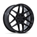 RISE 22X10.5 5X115 71 +18 G-BLK by NICHE