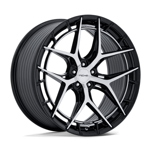 RIVIERA 22X10.5 5X112 72 +38 G-BLK-MCH by NICHE