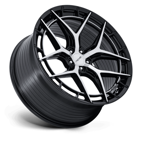 RIVIERA 22X10.5 5X112 72 +38 G-BLK-MCH by NICHE