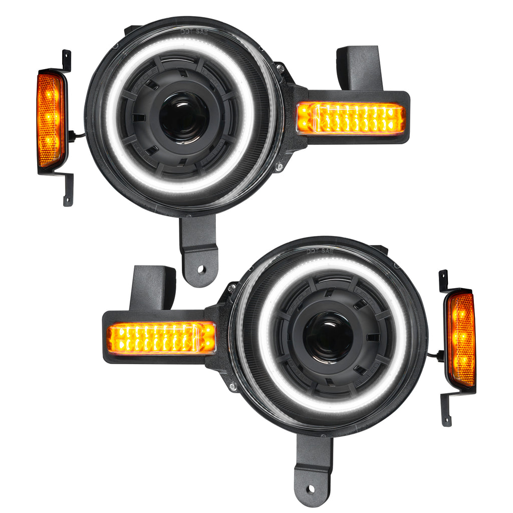 Oculus(TM) Bi-LED Projector Headlights for 2021+ Ford Bronco - White LED by Oracle Lighting