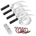 Fiber Optic Wheel Liner ColorSHIFT(tm) RGB+W Kit - 40W LED/ 600 Fibers by Oracle Lighting