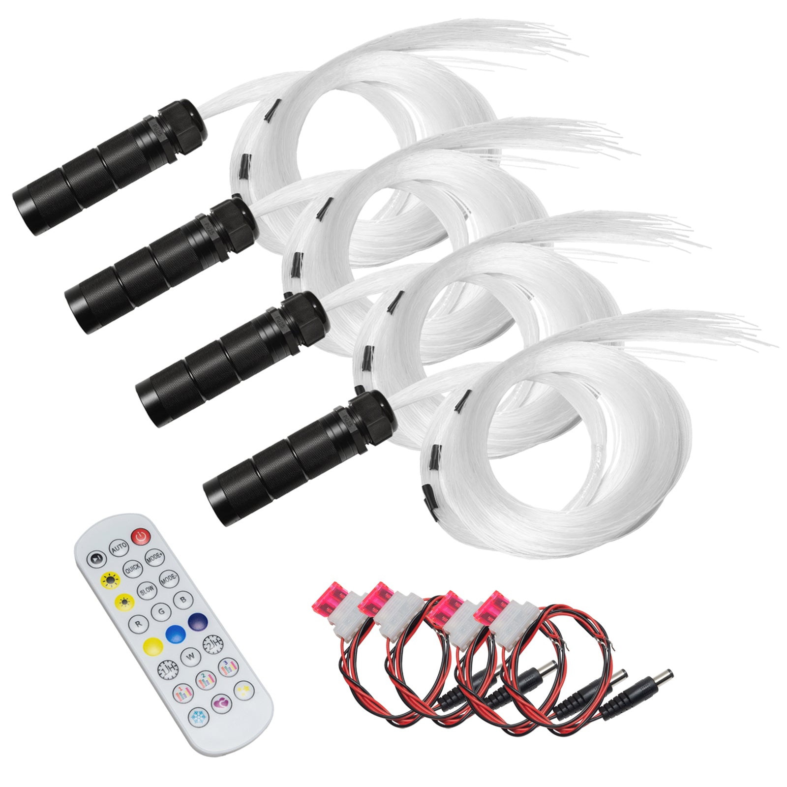 Fiber Optic Wheel Liner ColorSHIFT(tm) RGB+W Kit - 40W LED/ 600 Fibers by Oracle Lighting